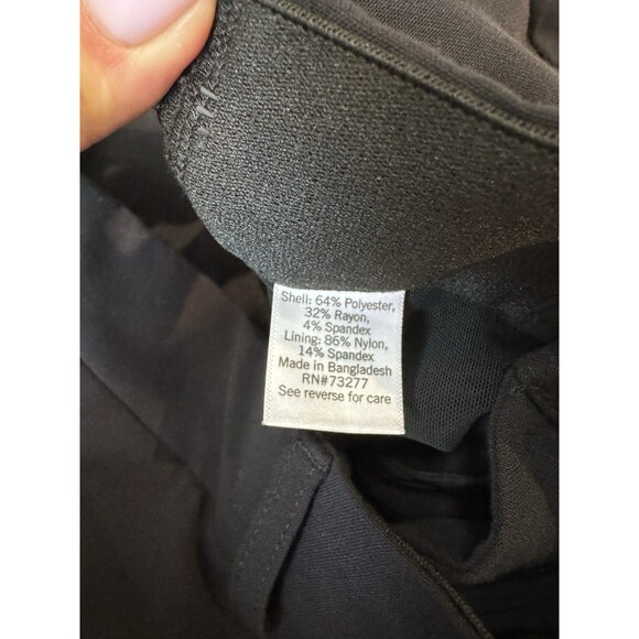 Nine West Women’s Black Dress Pants Size 18 Bootcut Mid Rise Straight Hip Thigh - Picture 8 of 8